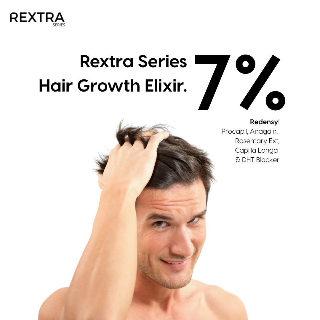 The Ultimate Hair Growth Elixir by Rextra Series | Powered by clinically studied ingredients