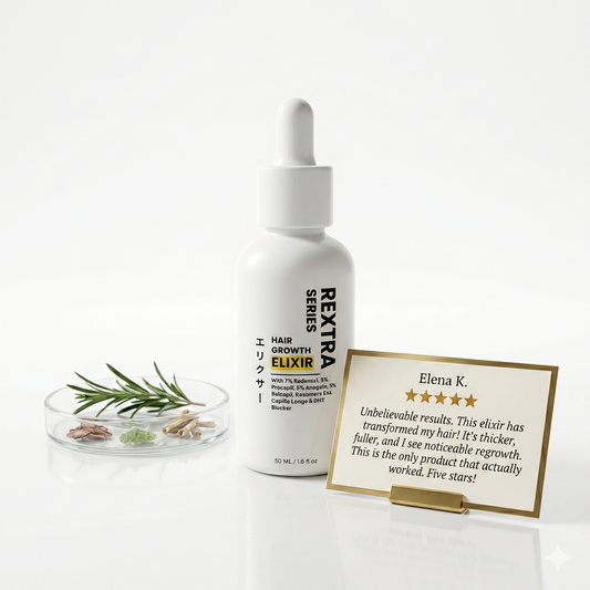 Hair Growth Golden Elixir With 7% Redensyl, 5% Procapil, 3% Anagain & 3% Baicapil | 50 ML